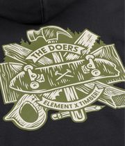 Element x Timber! Supply Felpa Hoodie (off black)