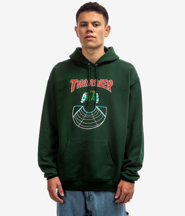 Thrasher Doubles Bluzy z Kapturem (forest)