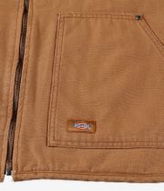 Dickies x Thrasher Logo Chaleco (brown duck)