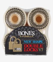 Bones X Formula Double Lock V7 Ruote (white) 58 mm 99A pacco da 4