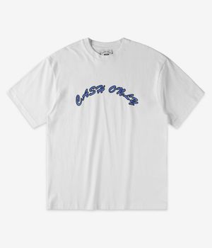 Cash Only Grid Logo T-Shirt (white)