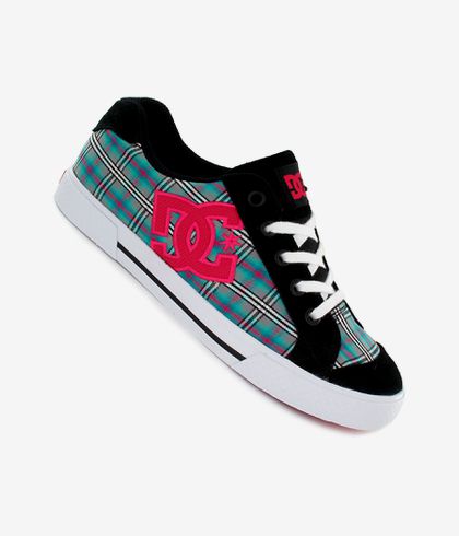 Dc Chelsea Shoes Women Black Aqua Buy At Skatedeluxe Free delivery on all orders! skatedeluxe