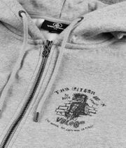 Volcom Catastrophy Zip-Sweatshirt avec capuchon (heather grey)