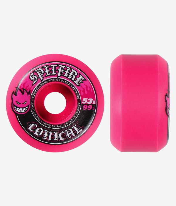 Spitfire Formula Four Team Colors Conical Rollen (pink) 53 mm 99A 4er Pack