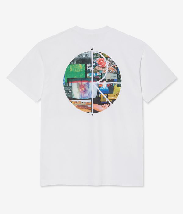 Polar Fill Logo Ourselves Collage T-Shirty (white)