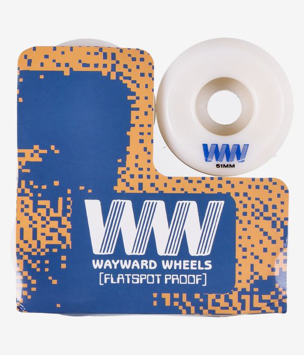 Wayward Rodrigo TX New Harder Funnel Ruote (white blue) 51mm 101A pacco da 4