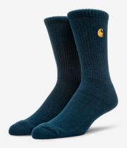 Carhartt WIP Chase Chaussettes EU 39-46 (duck blue gold)