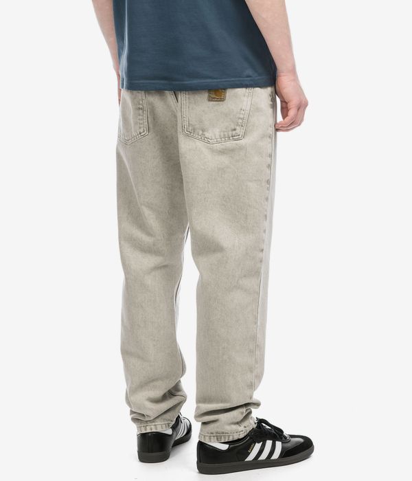 Carhartt WIP Newel Pant Cotton Smithfield Jeans (opuntia chalk wash)