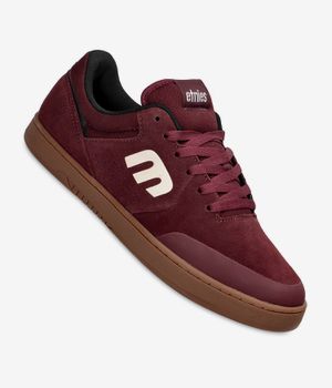 Etnies Marana Shoes (maroon black white)