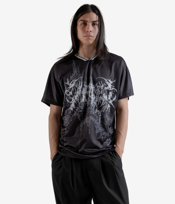 Wasted Paris Stronghold Football Jersey T-Shirt (black)