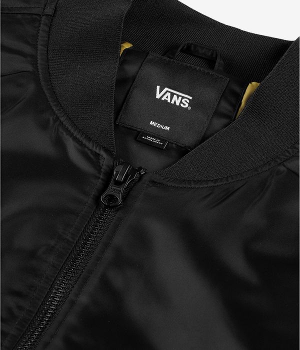 Vans Copley Bomber Jacket (black burn gold)