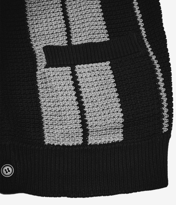 Fucking Awesome School Striped Cardigan Veste (black)