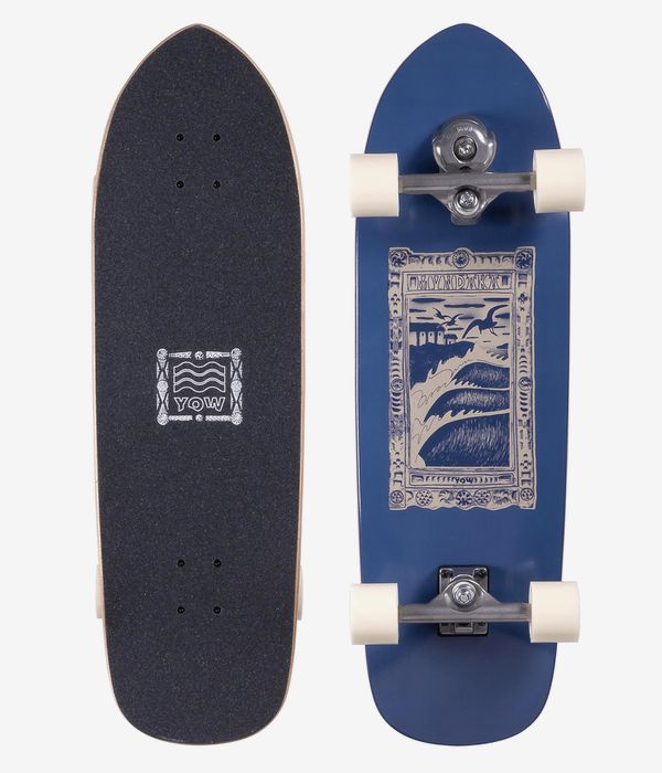 YOW Mundaka 32" (81,3cm) Surfskate Cruiser (blue)