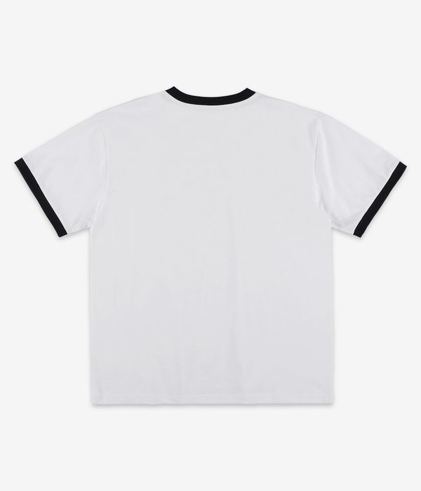 skatedeluxe Script Ringer Organic T-Shirt (white)