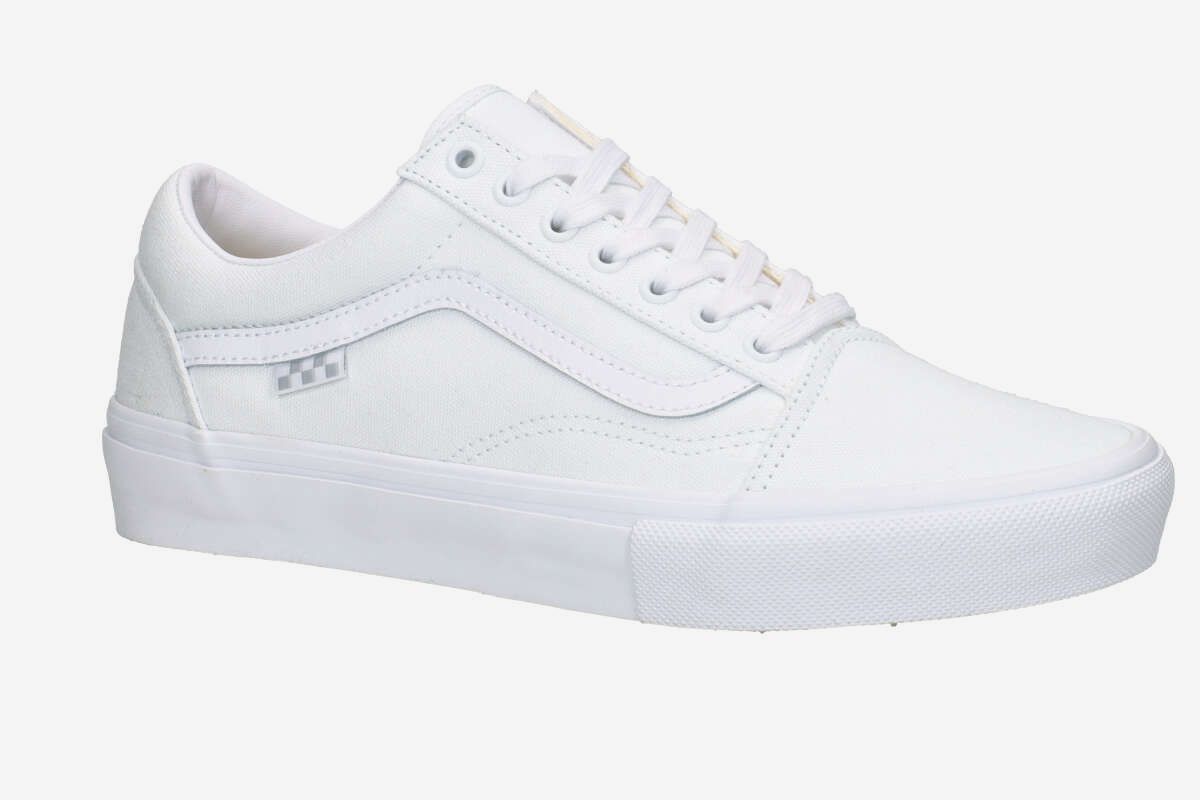 Vans Skate Old Skool Canvas Shoes (true white)
