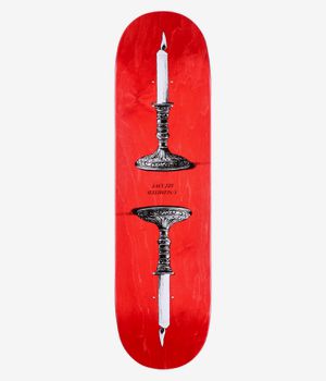 Jacuzzi Burnt Ends Twin Tail 8.5" Skateboard Deck (red)