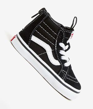 Vans TD Sk8-Hi Zip Chaussure kids (black white)
