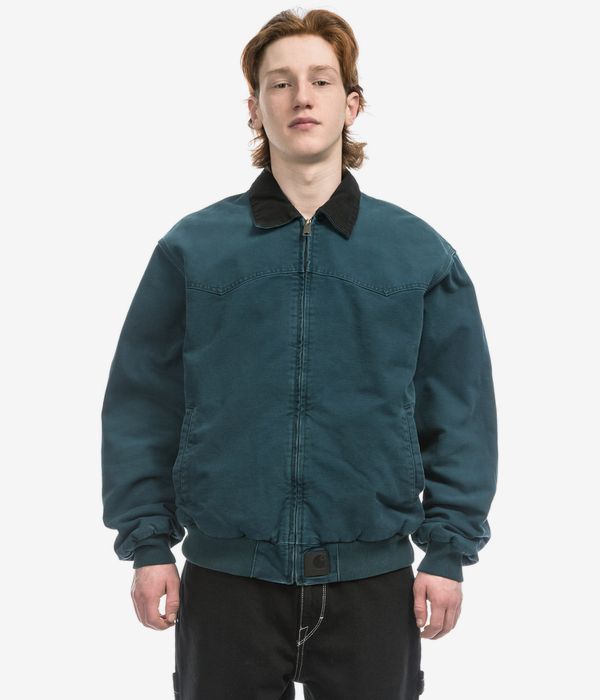【500円引きクーポン】 Shop Carhartt WIP OG Santa Fe Organic Dearborn Jacket (deep ジャケット・アウター