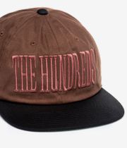 The Hundreds Serif Snapback Cap (brown)