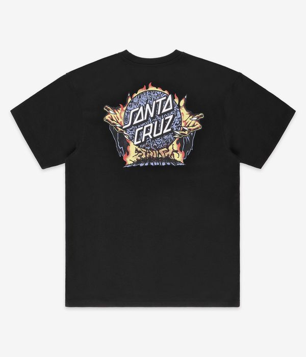 Santa Cruz Knox Firepit Dot Camiseta (black)