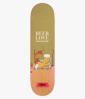 Über Beer Love 8.25" Skateboard Deck (olive)