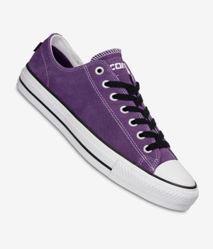 Converse CONS Chuck Taylor All Star Pro Suede Shoes (nightfall violet black white)