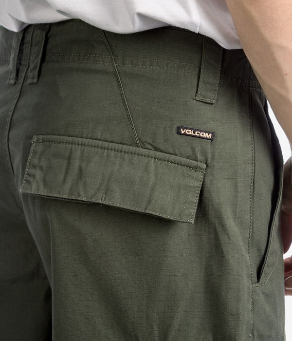 Volcom Squads Cargo Loose Tapered Pantalones (squadron green)