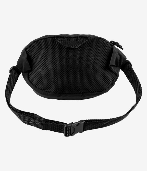 Magenta Script Banana Bag (black)