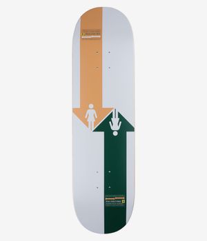 Girl McCrank Dual Direction Twin Tip 8.5" Skateboard Deck (multi)