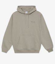 Polar Dave Stroke Logo Hoodie (vetiver)