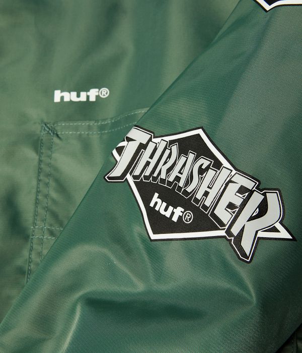 HUF x Thrasher Logo Jacket (forest green)