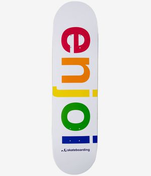 Enjoi Spectrum 8.125" Skateboard Deck (white)