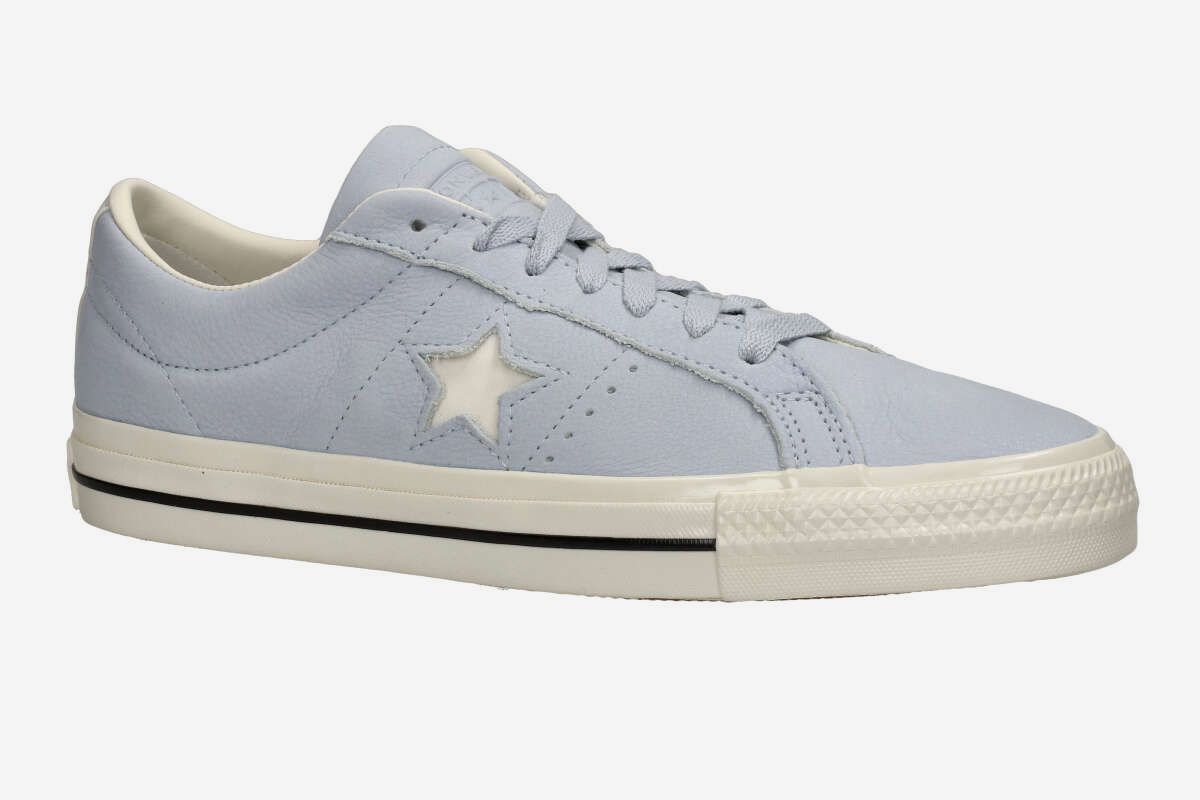 Converse CONS One Star Pro Nubuck Leather Buty (ghosted egret black)