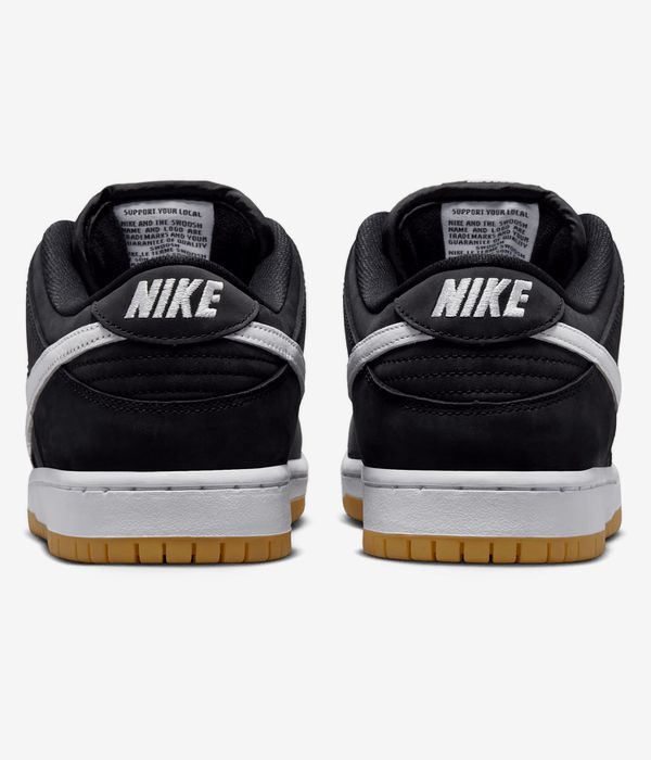 Nike SB Dunk Low Pro Iso Schoen (black white black)