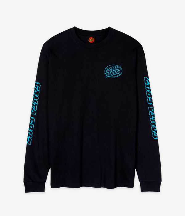 Santa Cruz Mono Vertigo Dot Camiseta de manga larga (black)