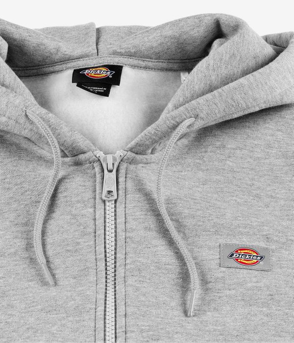 Dickies Oakport Zip-Sweatshirt avec capuchon (heather grey)