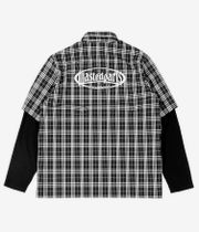 Wasted Paris Tartan Bones Camicia (black white)