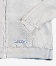 Yardsale Bleached Waffle Zip-Hoodie (blue)
