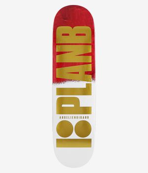 Plan B Giraud Half Dip 8.125" Skateboard Deck (red white)