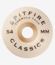 Spitfire Formula Four Classic Wheels (natural grey) 54 mm 97A 4 Pack