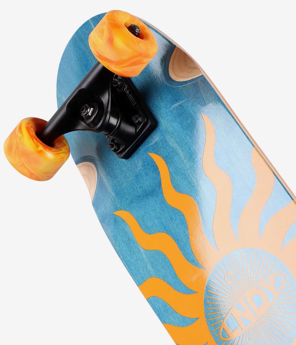 Landyachtz Rally Kitty Sun Jam 33" (83,8cm) Complete-Longboard (blue)