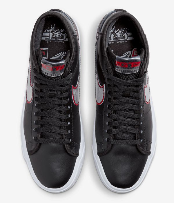 Nike SB Zoom Blazer Mid Pro GT Shoes (black metallic silver)