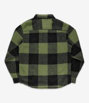 Vans Denby Fuzzy Shacket Shirt Jacke (black loden green)