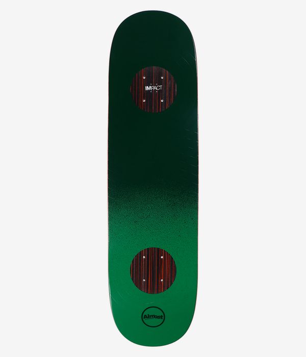 Almost Youness Raised Rings Impact 8.375" Skateboard Deck (green)
