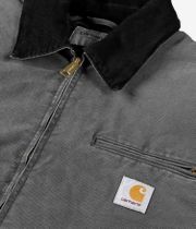 Carhartt WIP OG Detroit Organic Dearborn Chaqueta (graphite black stone canvas)