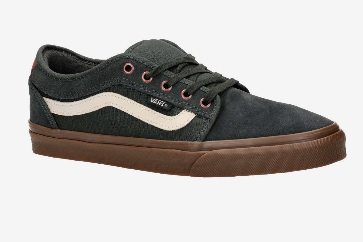 Vans Chukka Low Sidestripe Shoes (dark grey gum)
