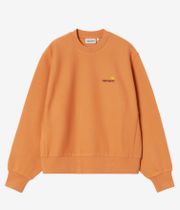 Carhartt WIP W' American Script Felpa women (redhaven)