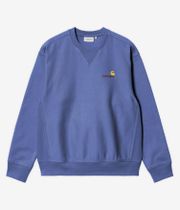 Carhartt WIP American Script Sweatshirt (blue iris)