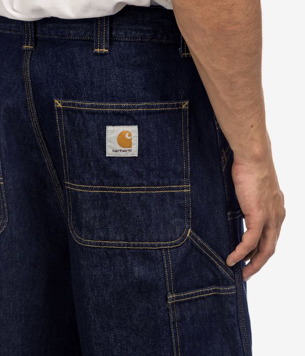 Carhartt WIP Double Knee Pant Shorts (blue rinsed)