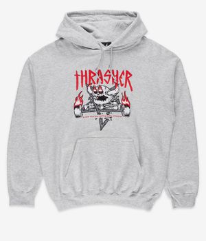 Thrasher x Toy Machine Monster-Gram Hoodie (ash grey)